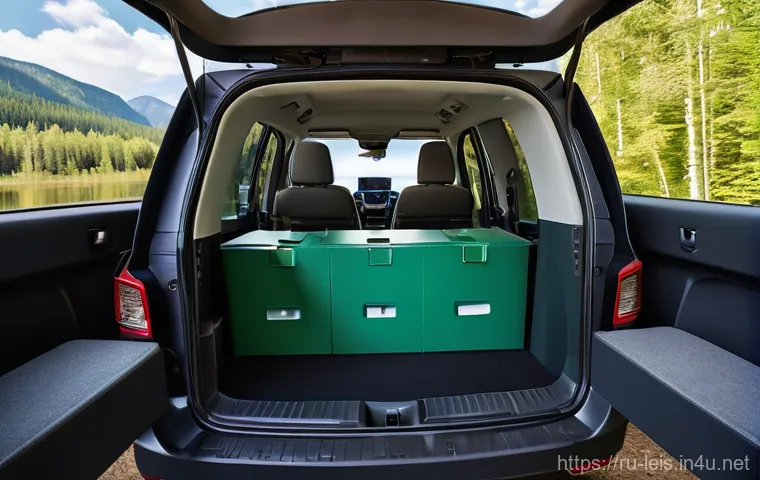 차박용 매트리스 추천 - **Prompt 1: Measuring for the Perfect Fit**
    "A well-prepared solo traveler, dressed in practical...